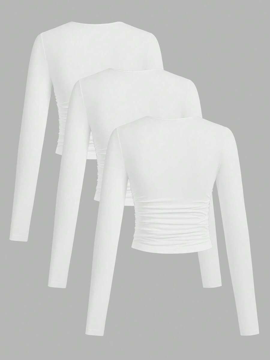 biała bluzka 2-pack