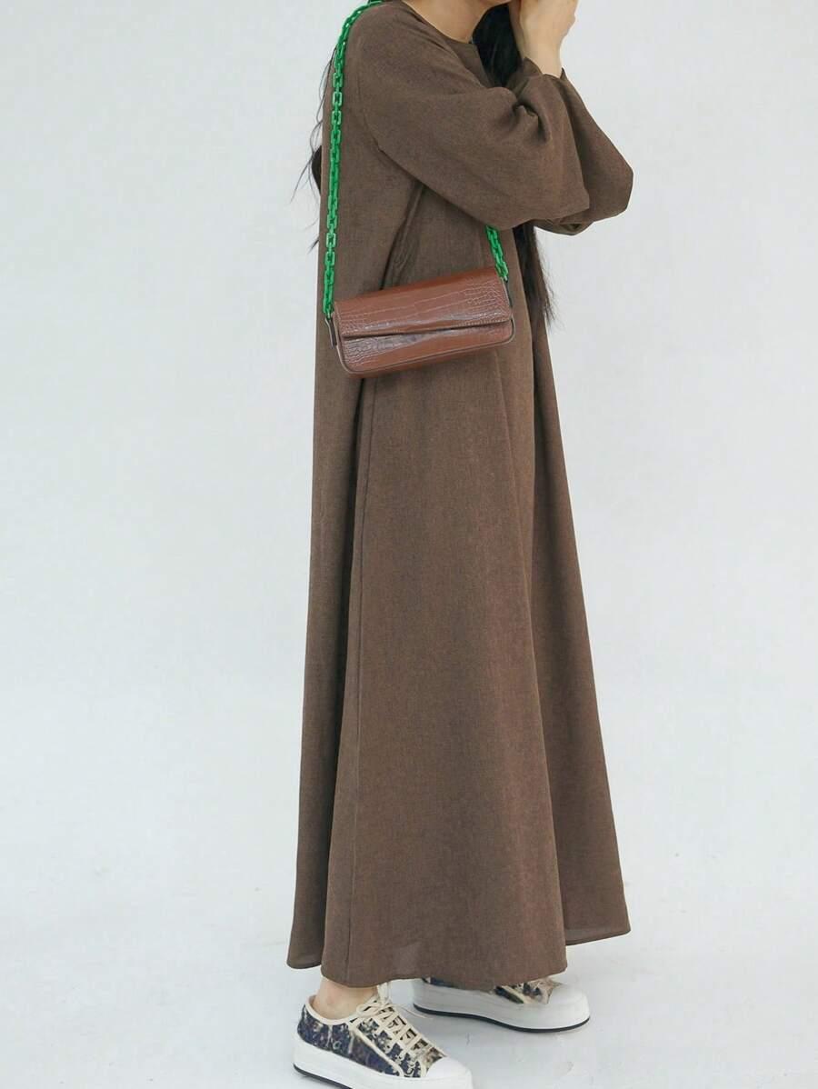 CZARNA MAXI SUKIENKA