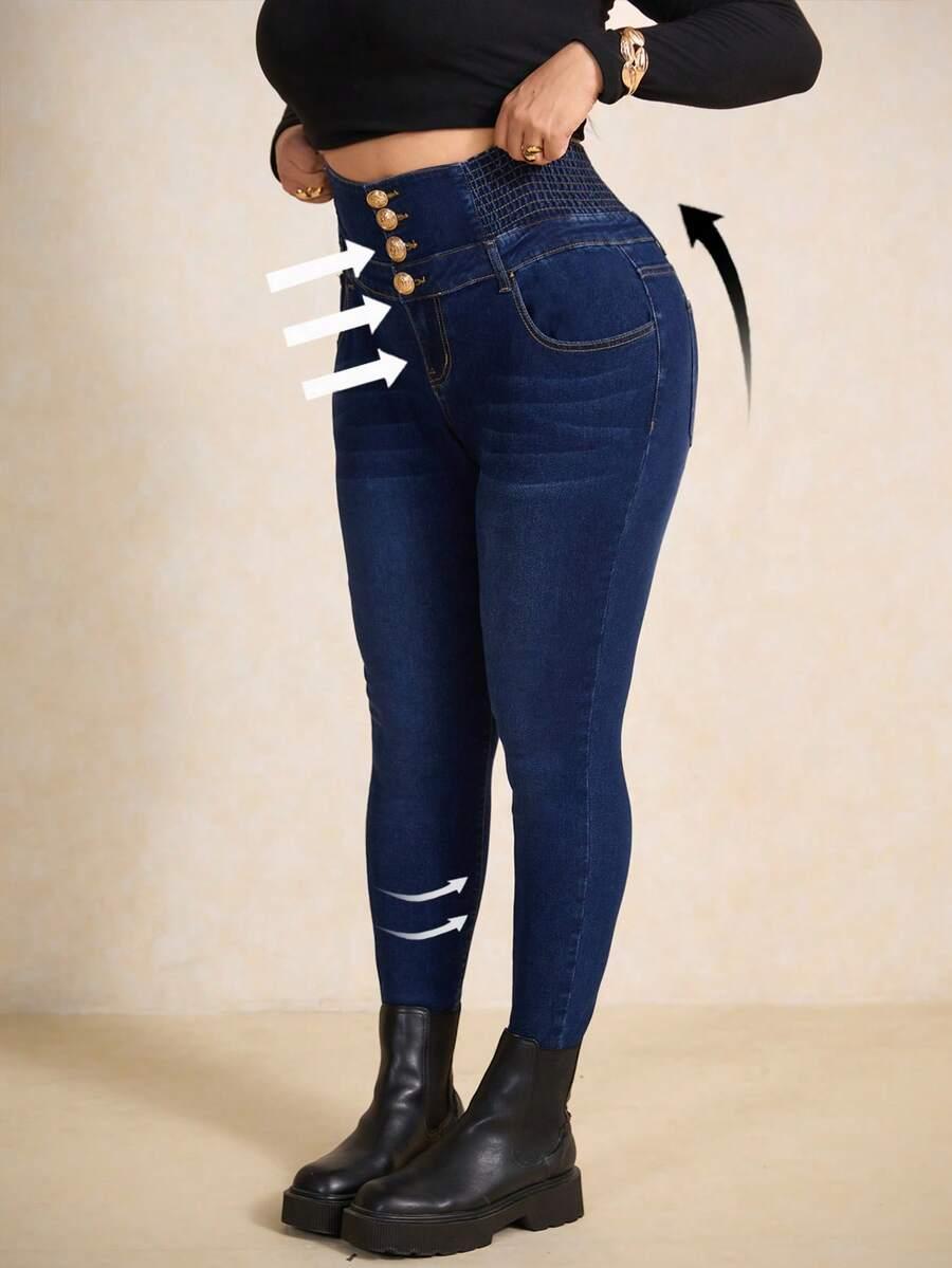 NIEBIESKIE SPODNIE JEANS