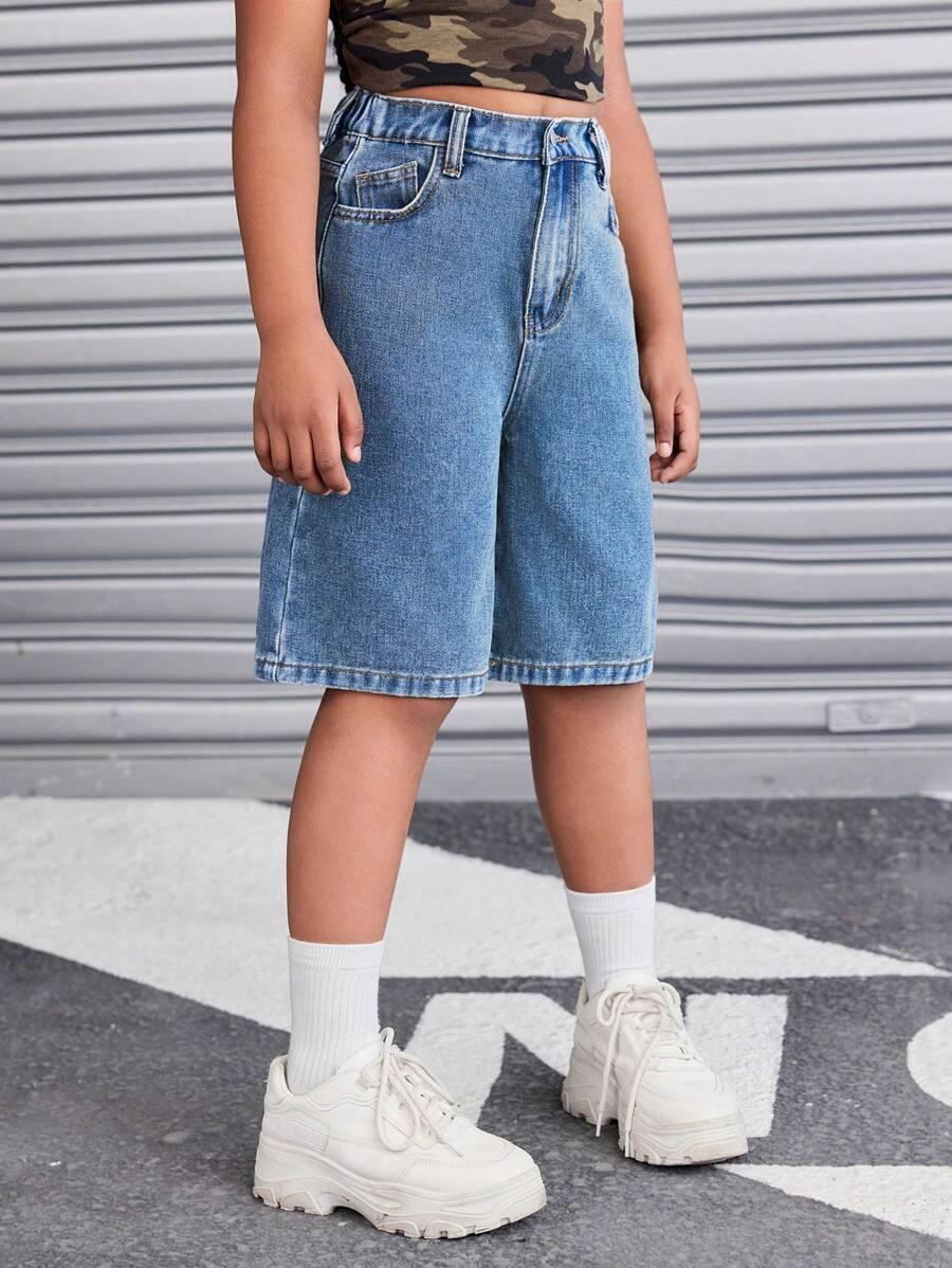 NIEBIESKIE SPODENKI JEANS