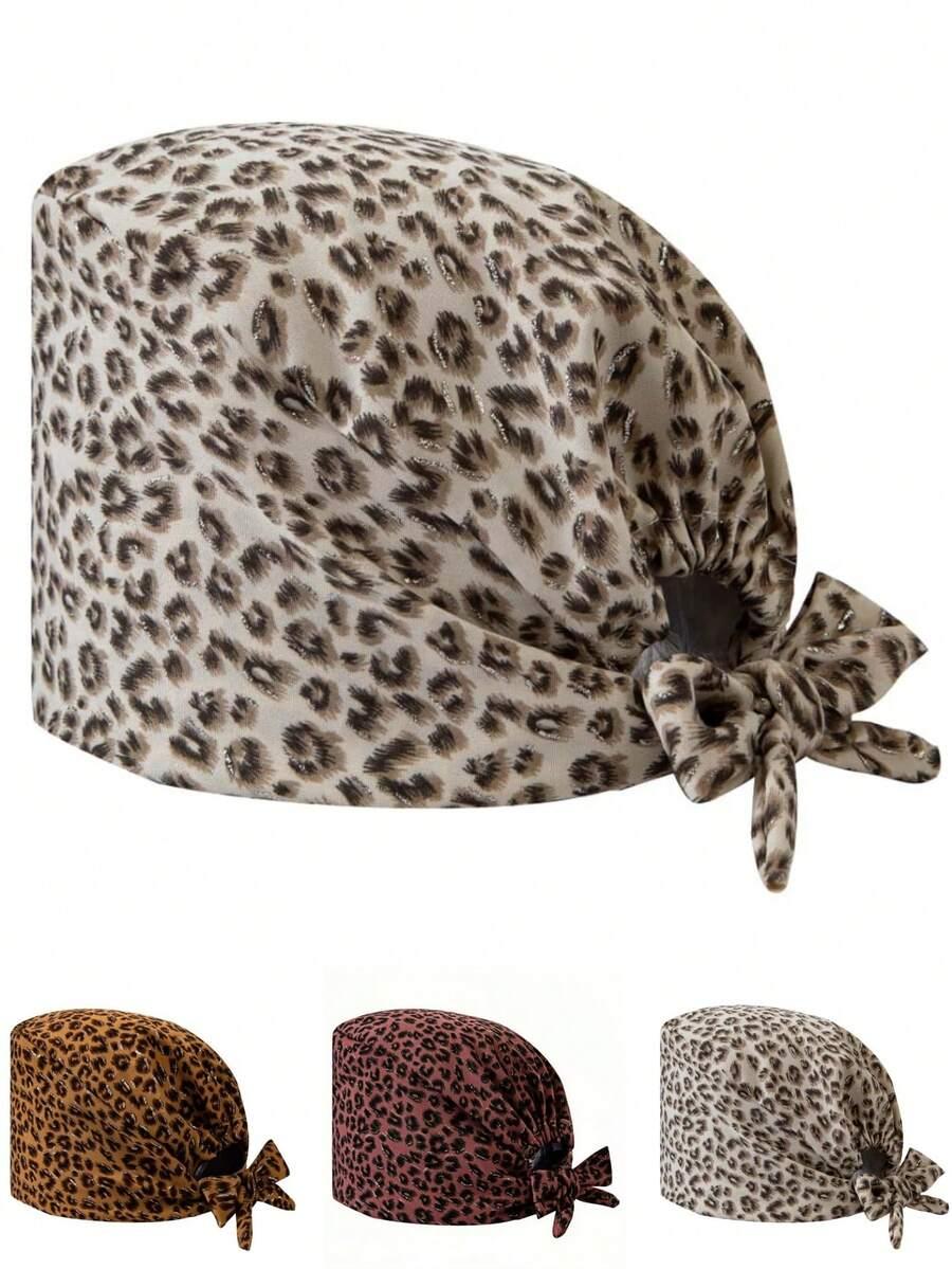 chusta na głowę animal print 