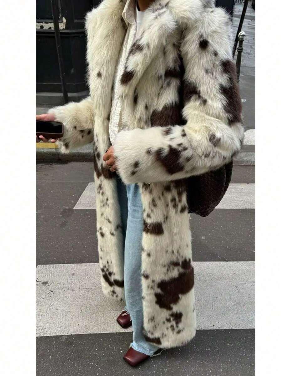 SZTUCZNE FUTRO ANIMAL PRINT