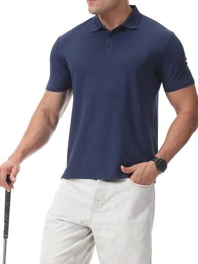 GRANATOWA KOSZULKA POLO 