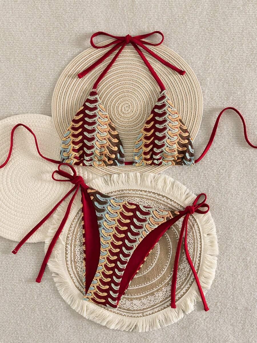 WIĄZANE BIKINI DWUCZĘŚCIOWE