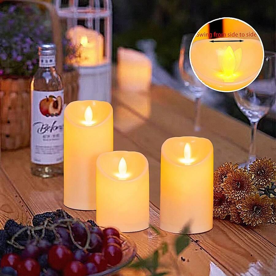 plastikowa świeca led