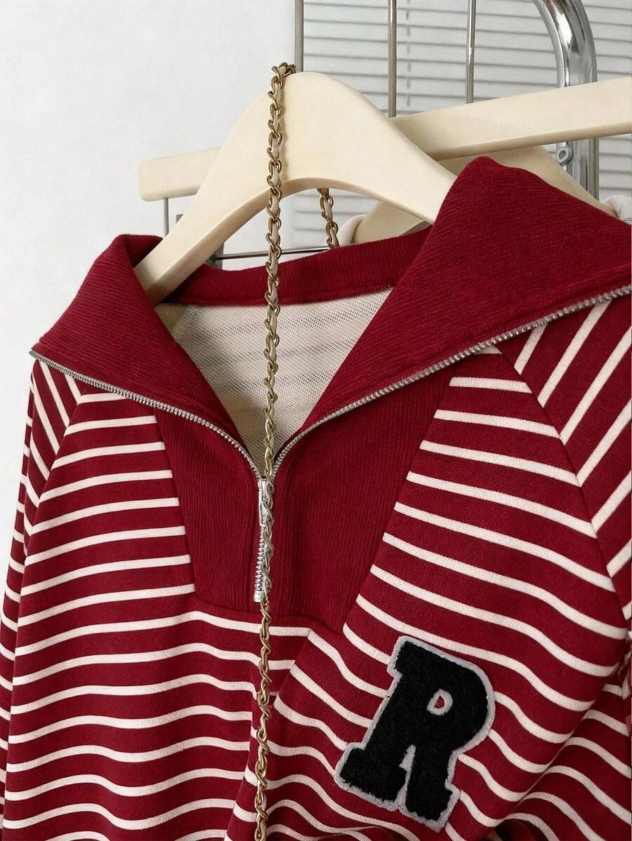 bluza zamek paski