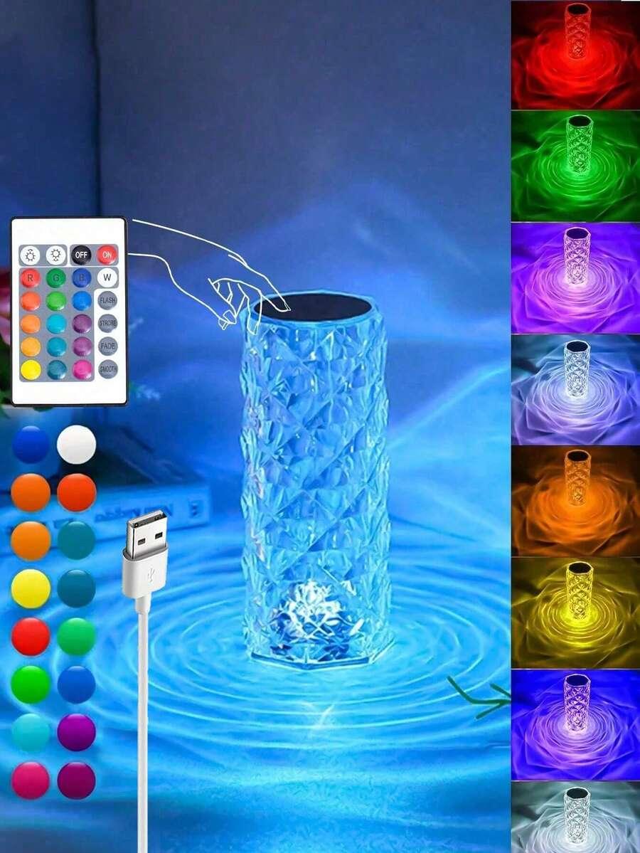 kryształowa lampa led