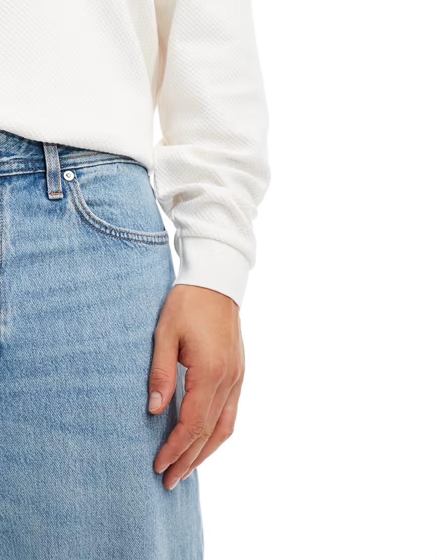 NIEBIESKIE SPODNIE JEANS