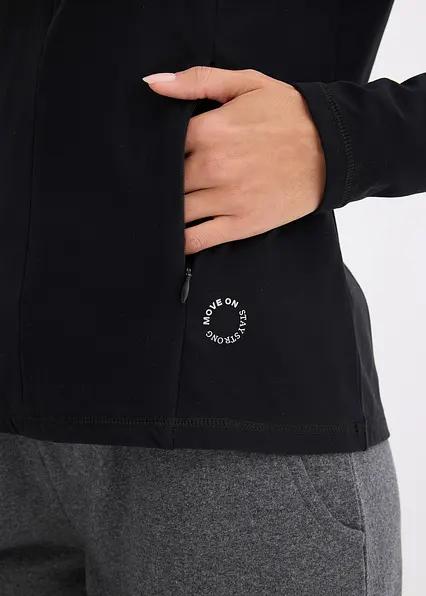 BLUZKA DAMSKA PLUS SIZE DŁUGI RĘKAW STÓJKA