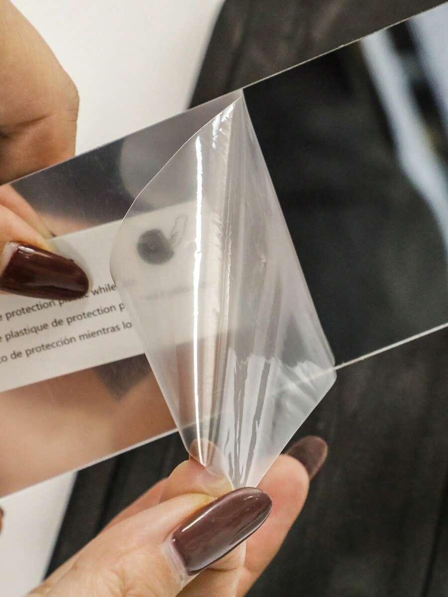 czarne wiszące lustro dekoracja