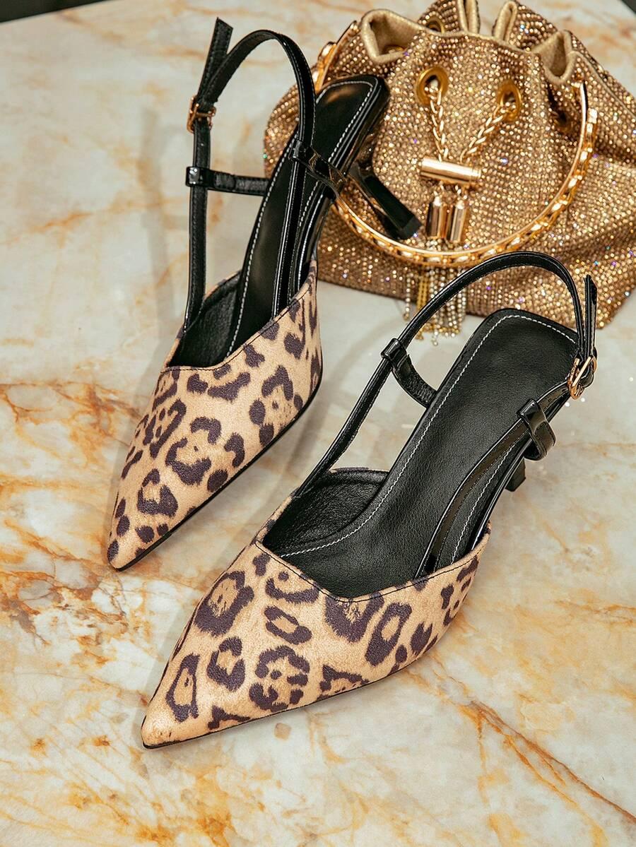 CZÓŁENKA NA OBCASIE ANIMAL PRINT