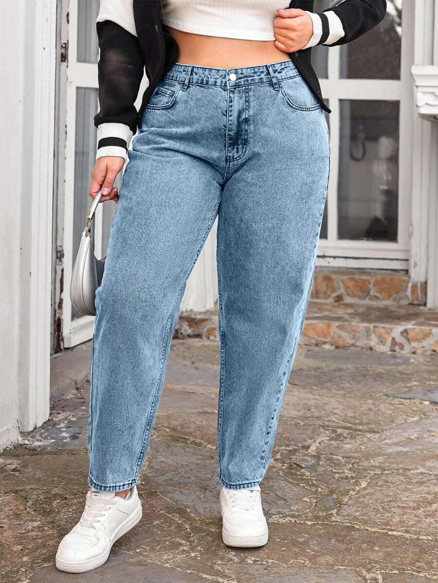NIEBIESKIE SPODNIE JEANS