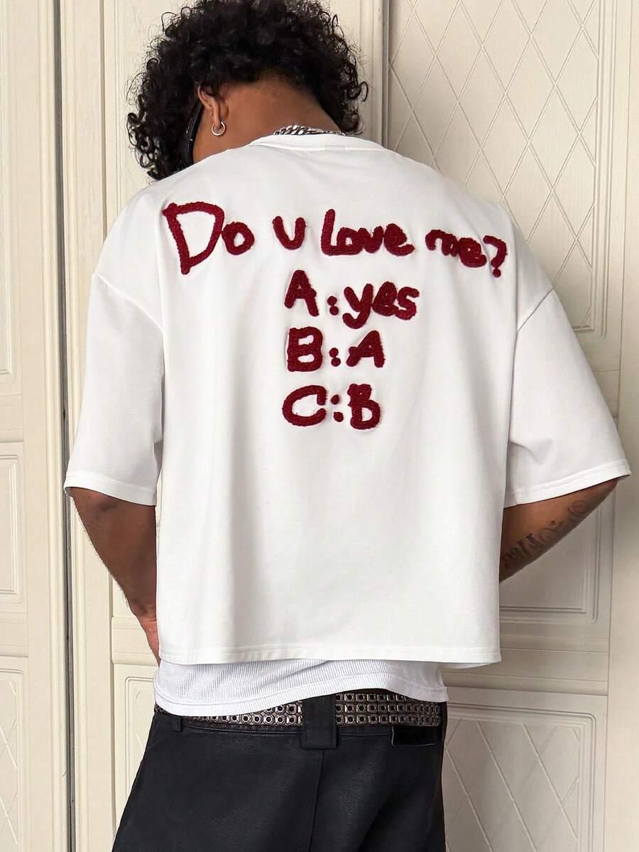 biały t-shirt nadruk