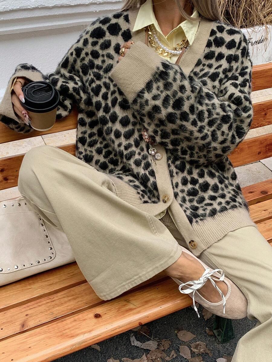 SWETER ANIMAL PRINT