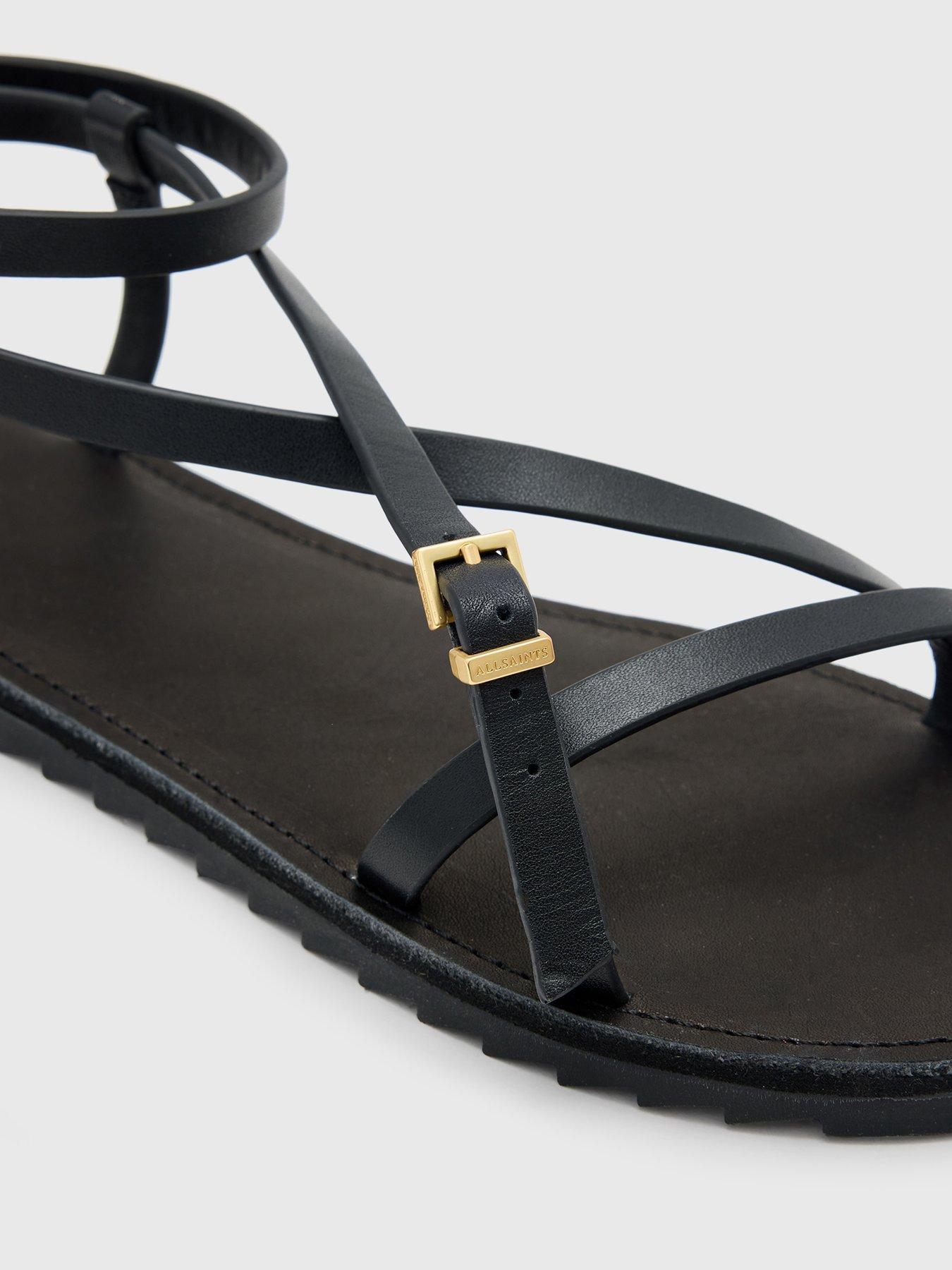 ALLSAINTS SANDAŁY PŁASKIE TYLA W097FC-00005-480