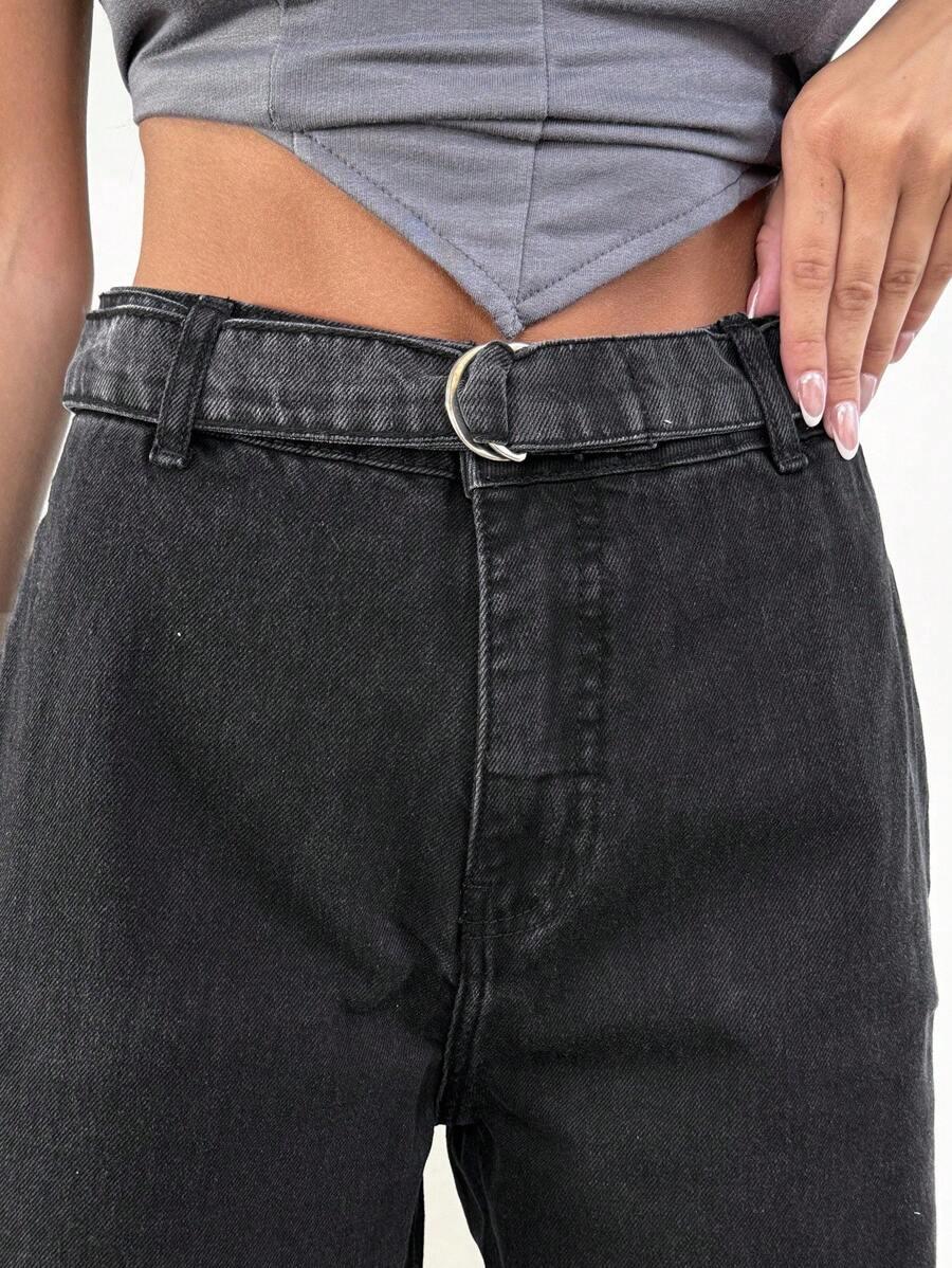 czarne spodnie jeans