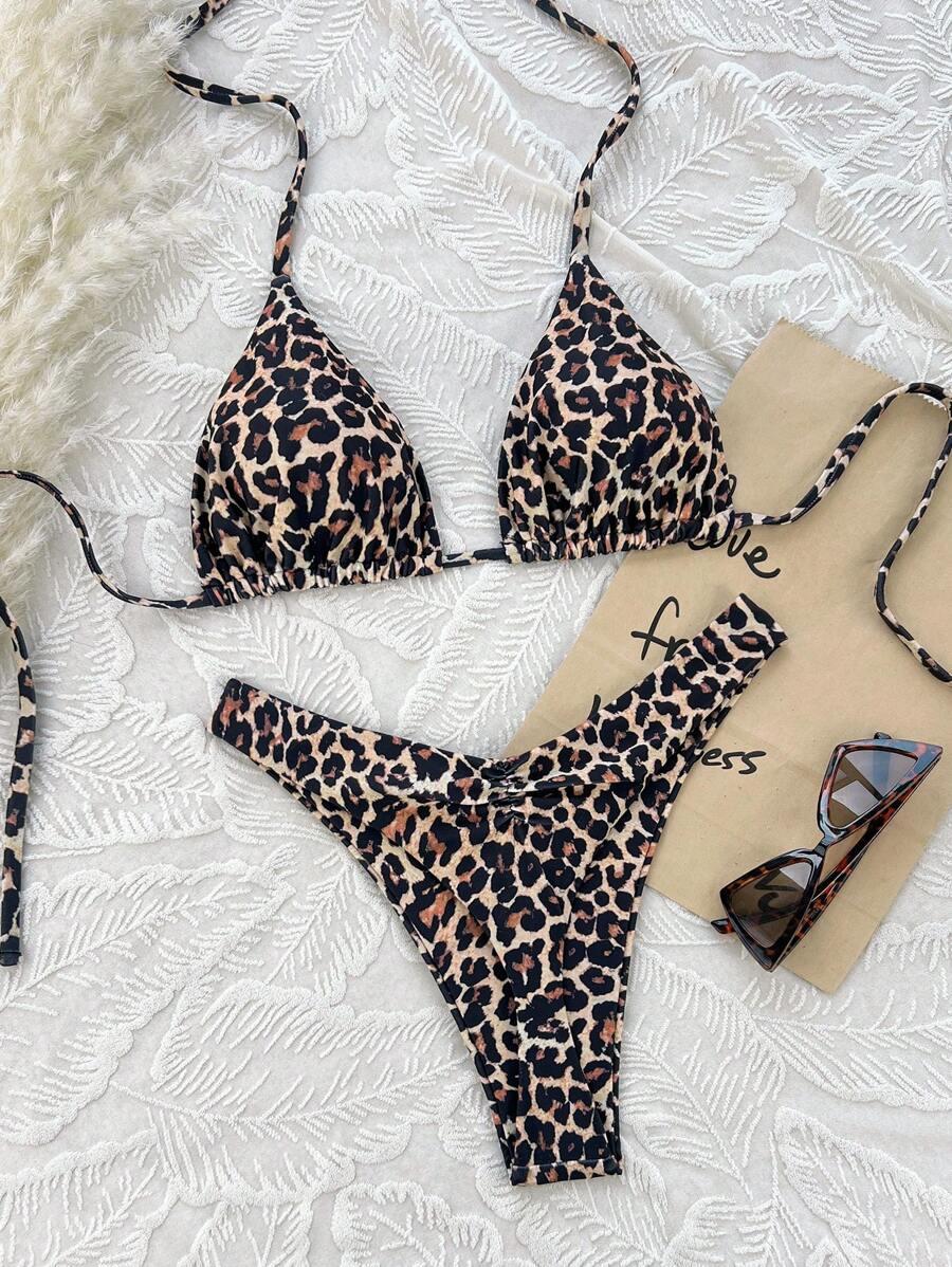 DWUCZĘŚCIOWY STRÓJ KĄPIELOWY ANIMAL PRINT