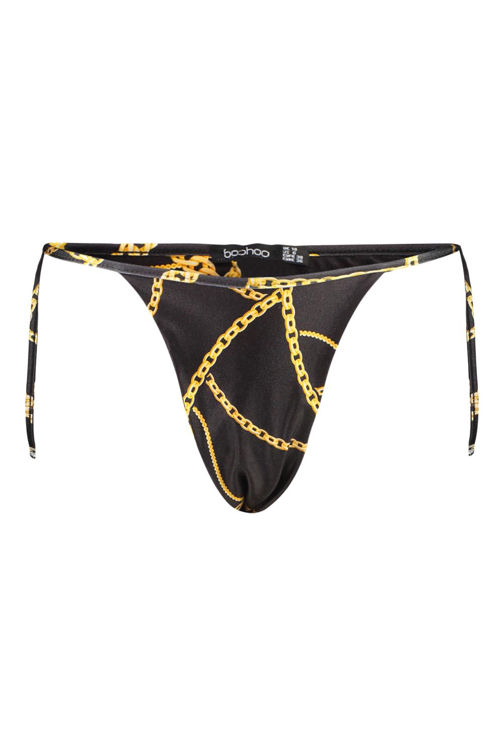 dół od bikini print 