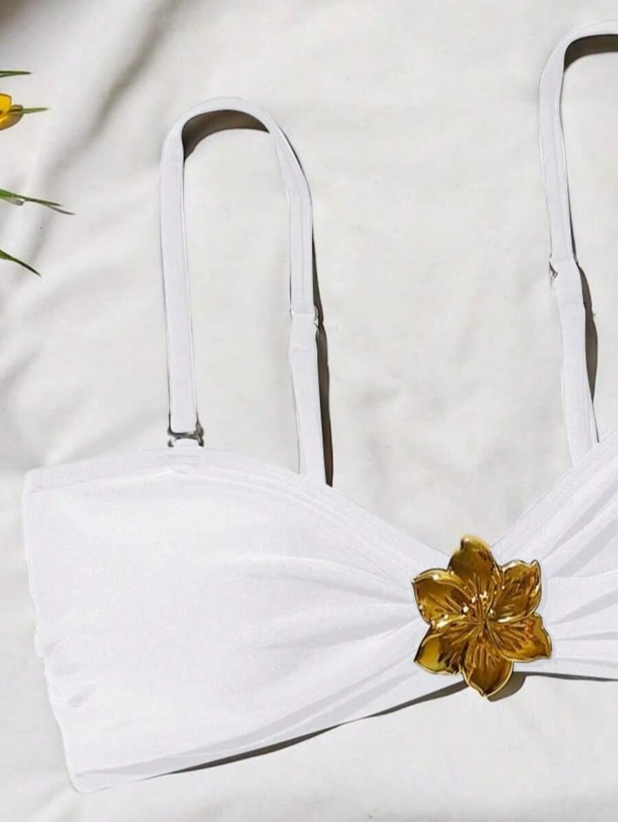 biała góra od bikini