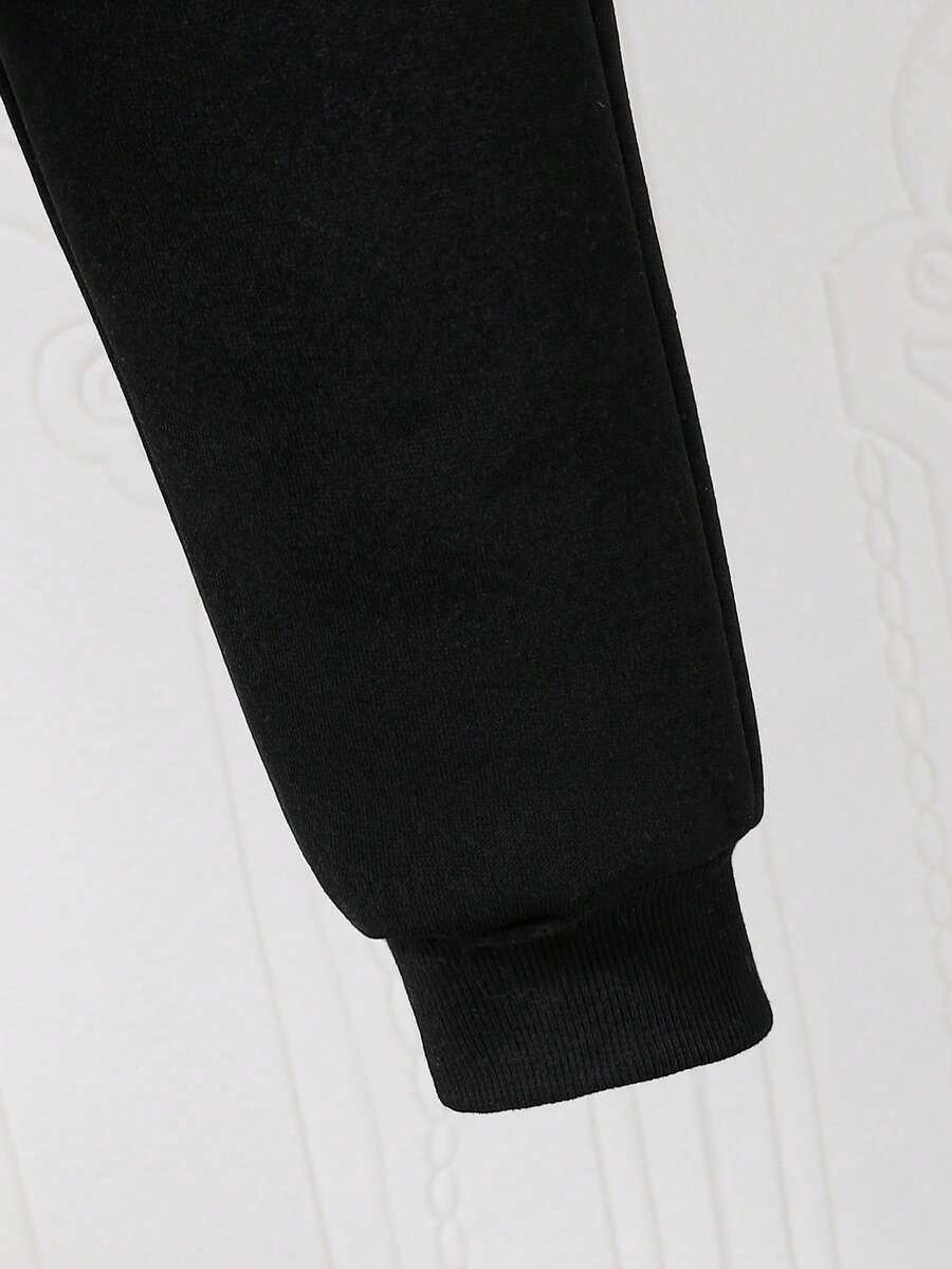 czarny komplet bluza spodnie