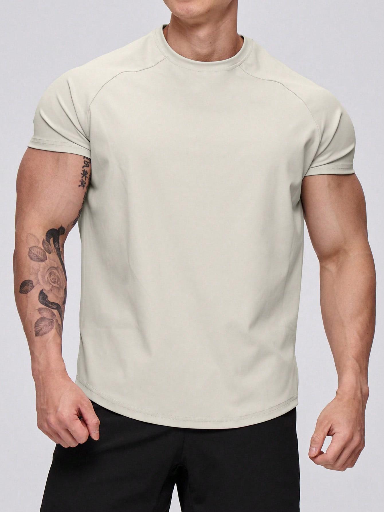 beżowy t-shirt casual