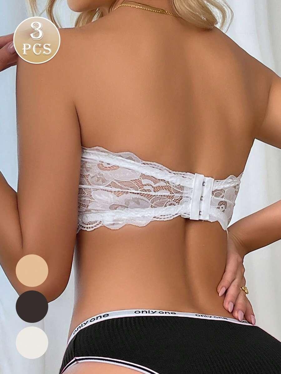 BIUSTONOSZ OPASKA KORONKA 3-PACK