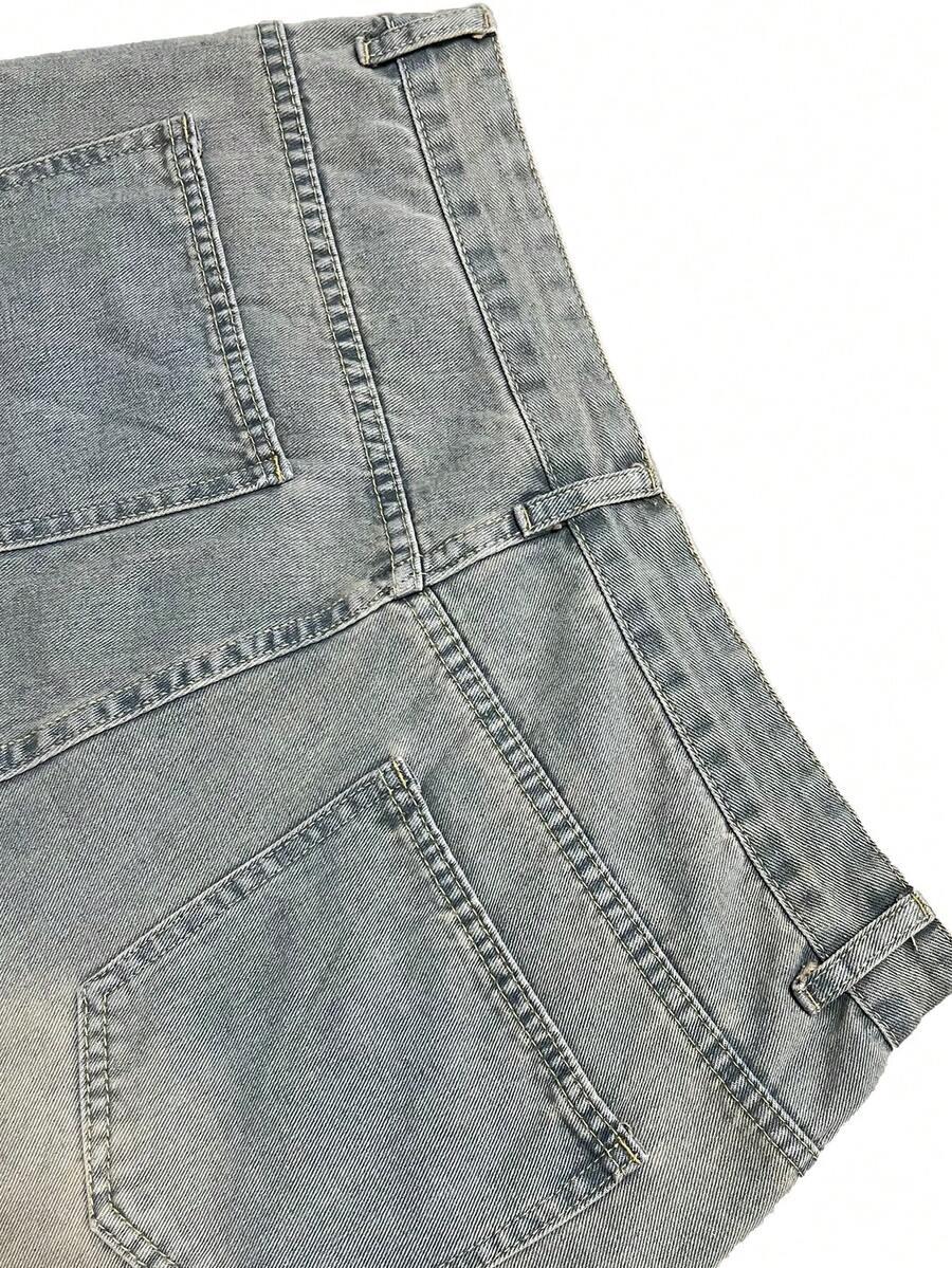 niebieskie spodnie jeans 