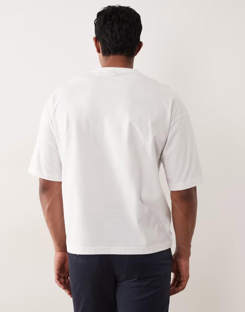 BIAŁY T-SHIRT BASIC