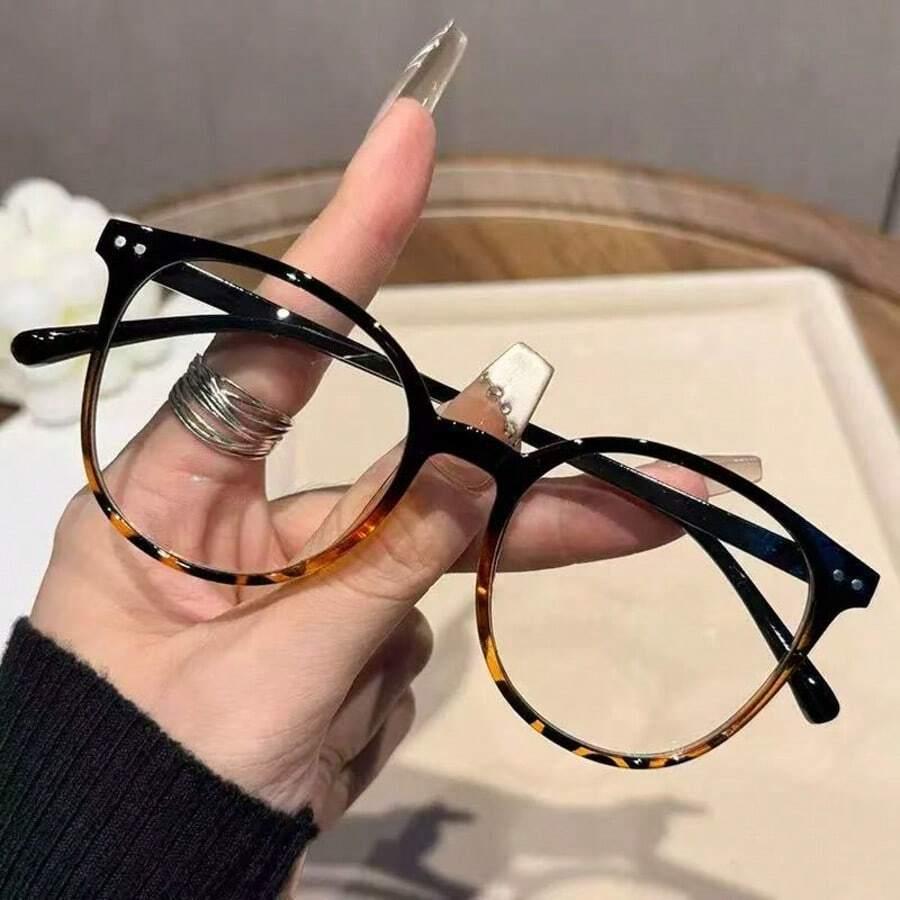 okulary zerówki animal print