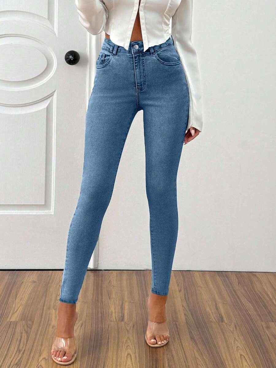NIEBIESKIE JEANSY RURKI