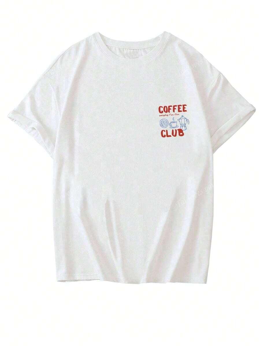 T-SHIRT DAMSKI Z NADRUKIEM