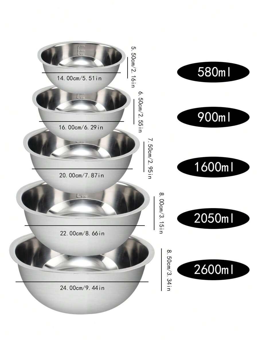 srebrna miska 5-pack