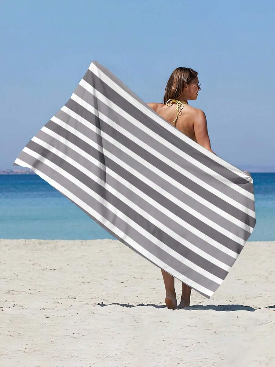 ręcznik plażowy paski