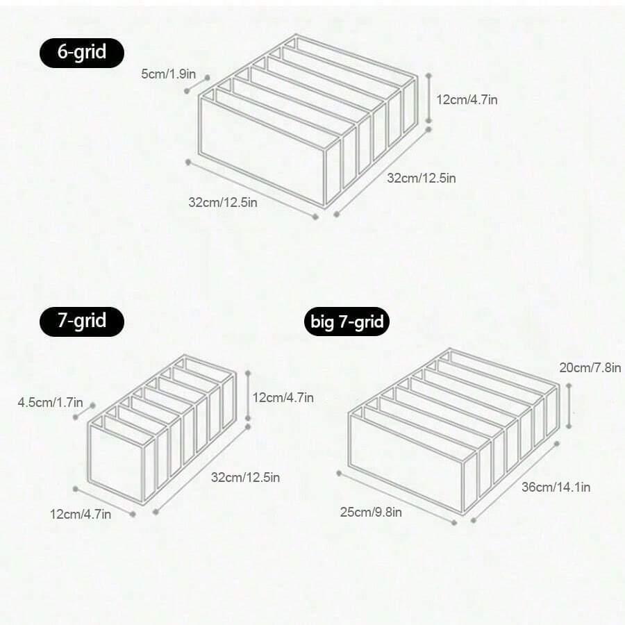 SZARY ORGANIZER DO SZUFLADY 1-pack