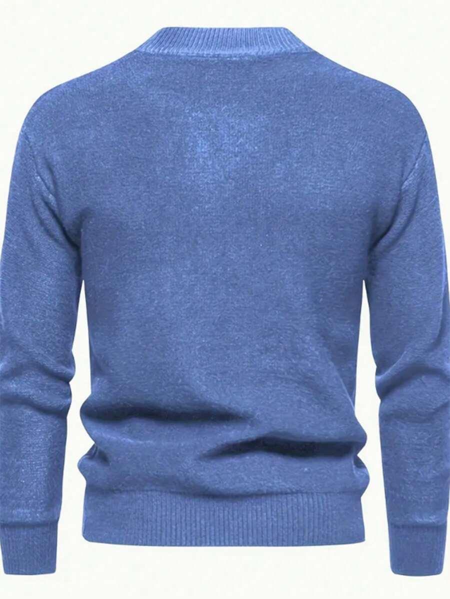 niebieski sweter tekstura