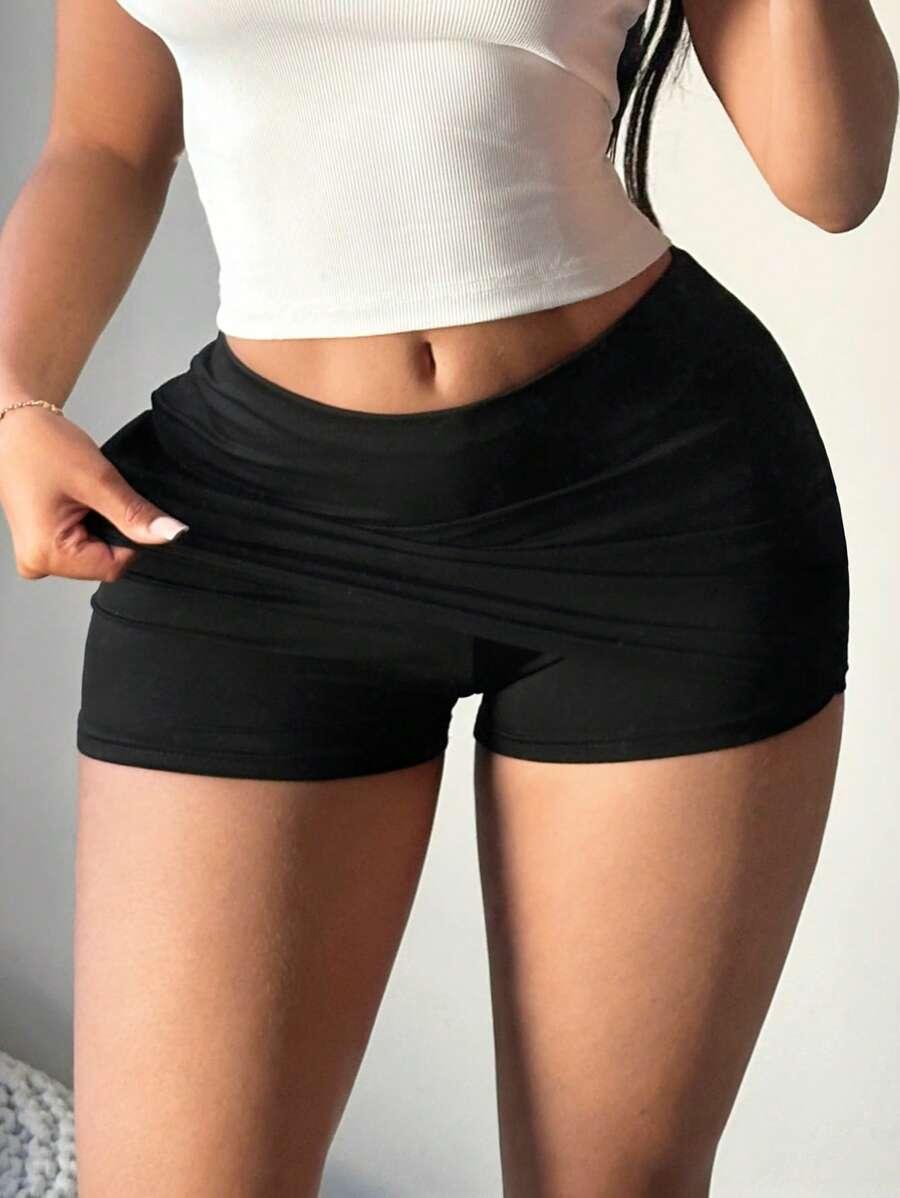 CZARNA MINI SPÓDNICA