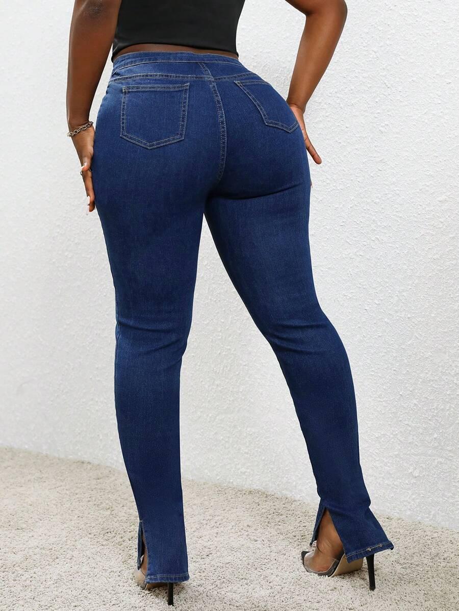 JEANSY Z WYSOKIM STANEM