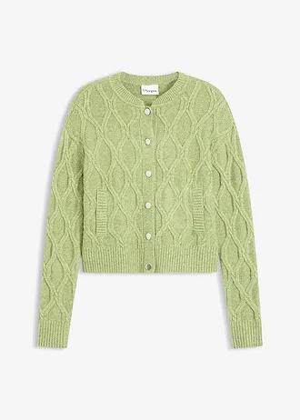 SWETER Z GRUBEJ DZIANINY