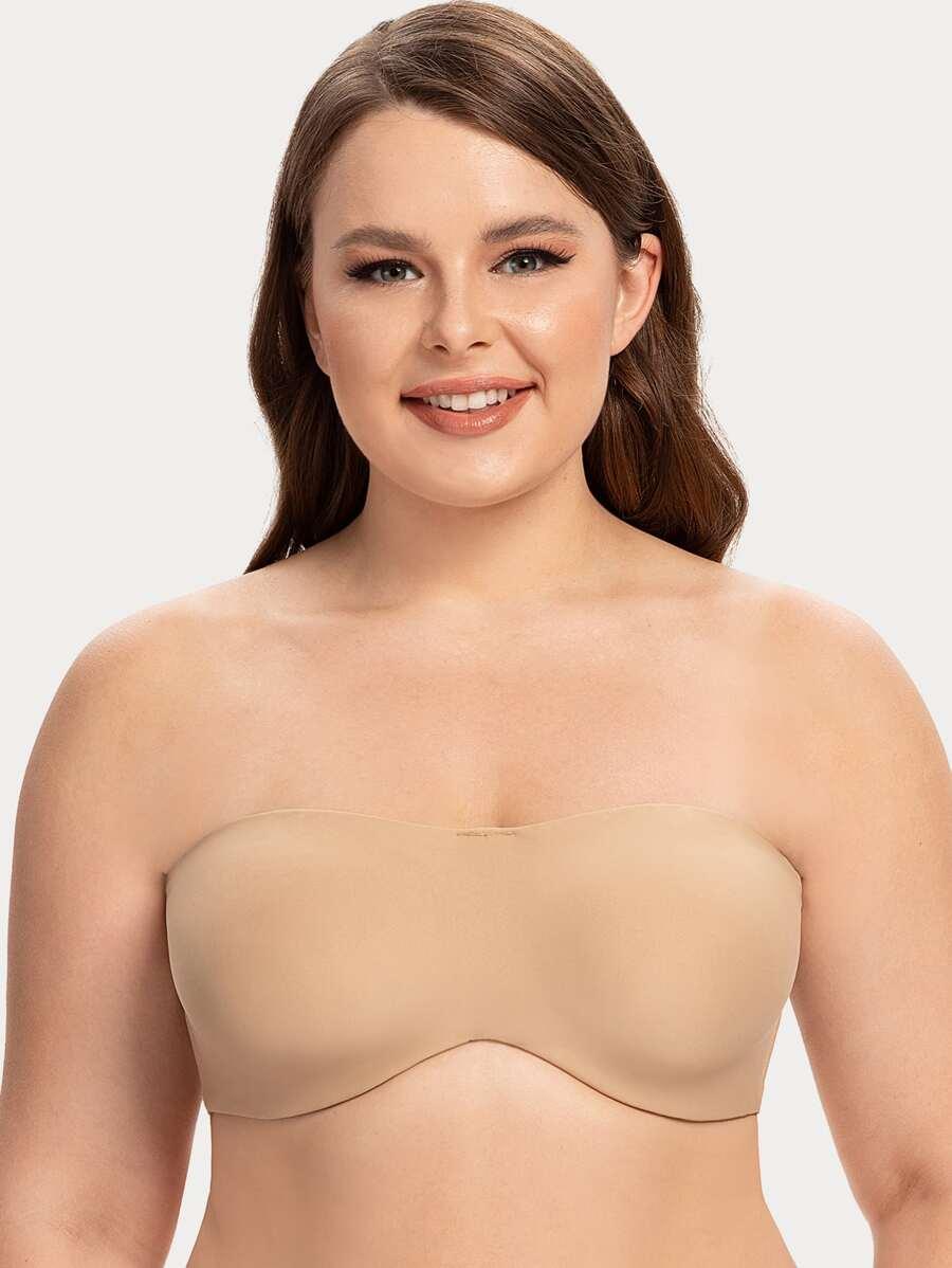 BEŻOWY BIUSTONOSZ BALKONETKA