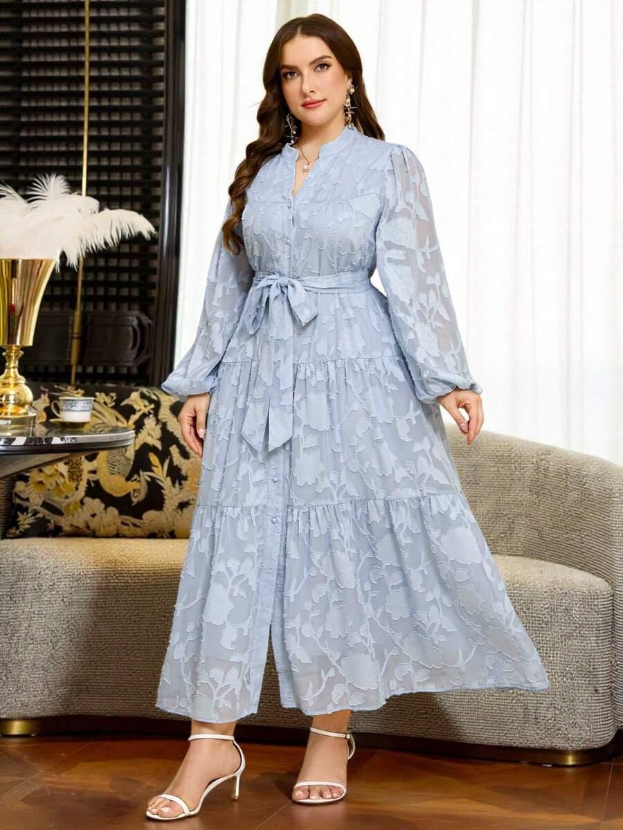 NIEBIESKA MAXI SUKIENKA