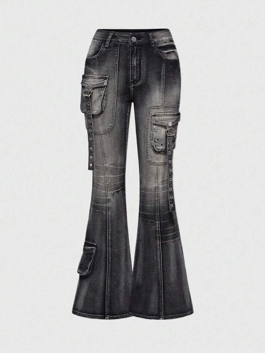 spodnie jeans kieszenie