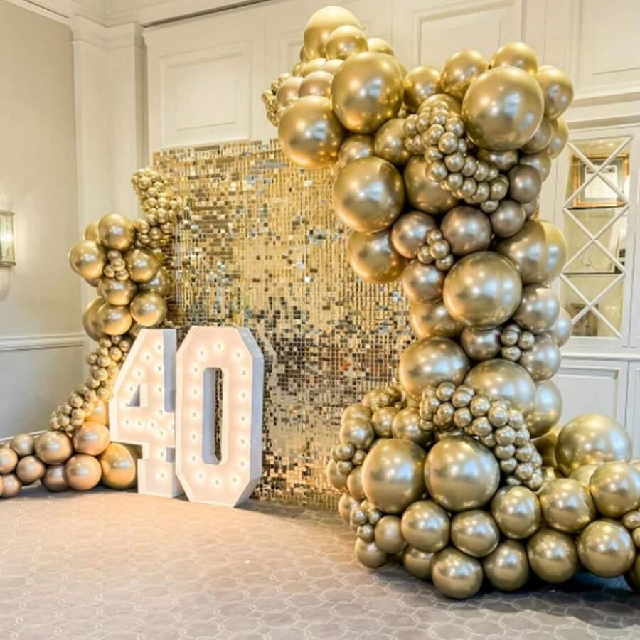 złote balony 10-pack