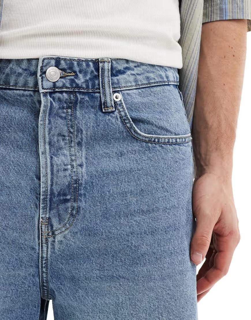 NIEBIESKIE SPODENKI JEANS