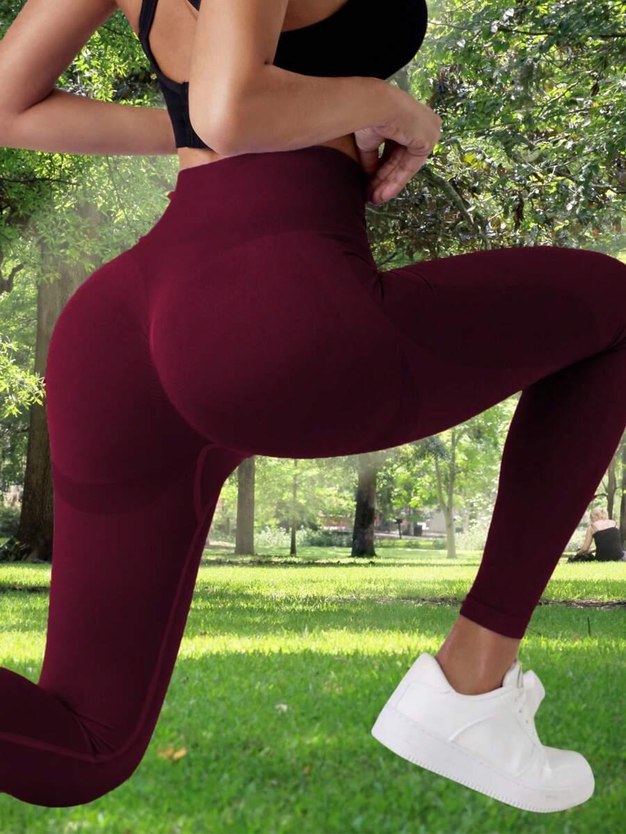 BORDOWE KLASYCZNE LEGGINSY