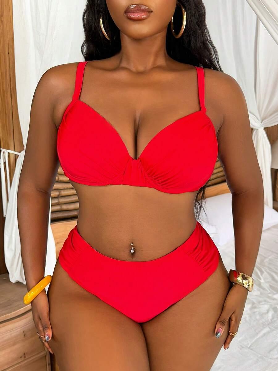 KOMPLET BIKINI Z USZTYWNINĄ MISECZKĄ