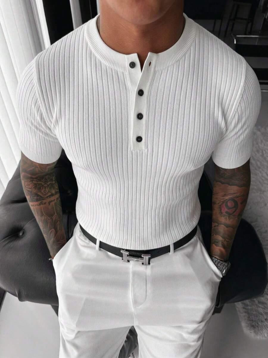 dzianinowy sweter krótki rękaw