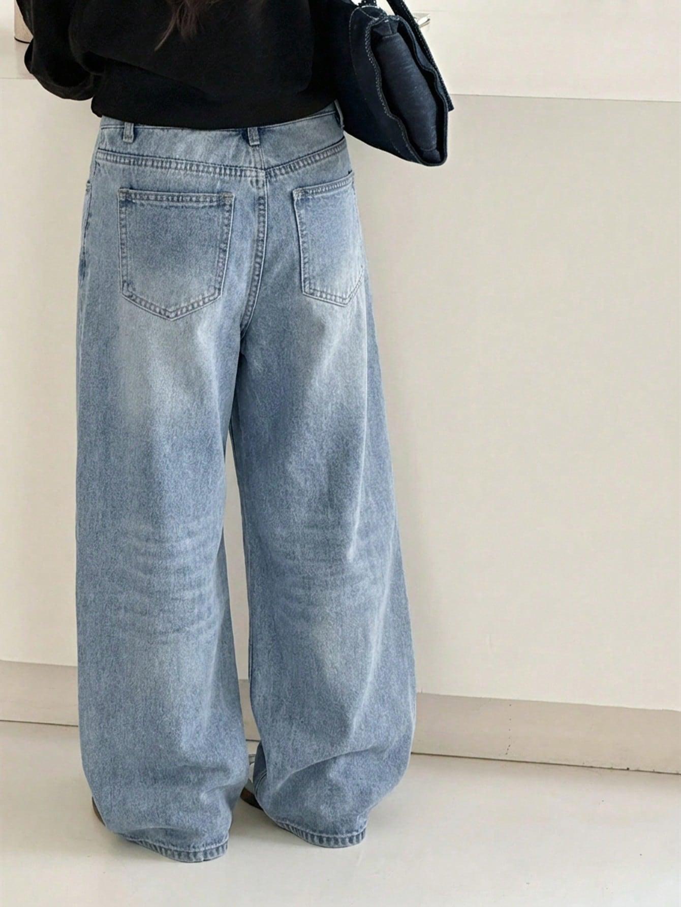 NIEBIESKIE SPODNIE JEANS