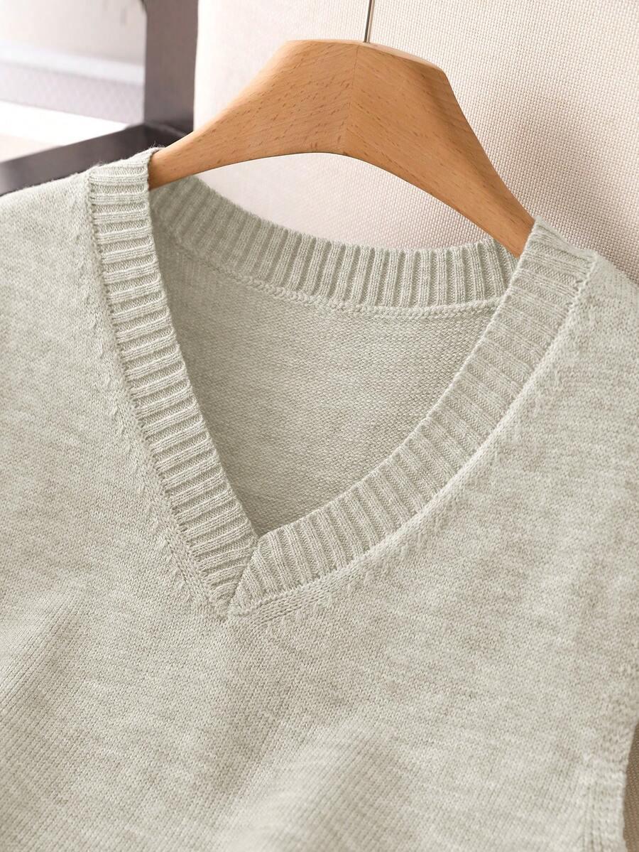 sweter bez rękawów