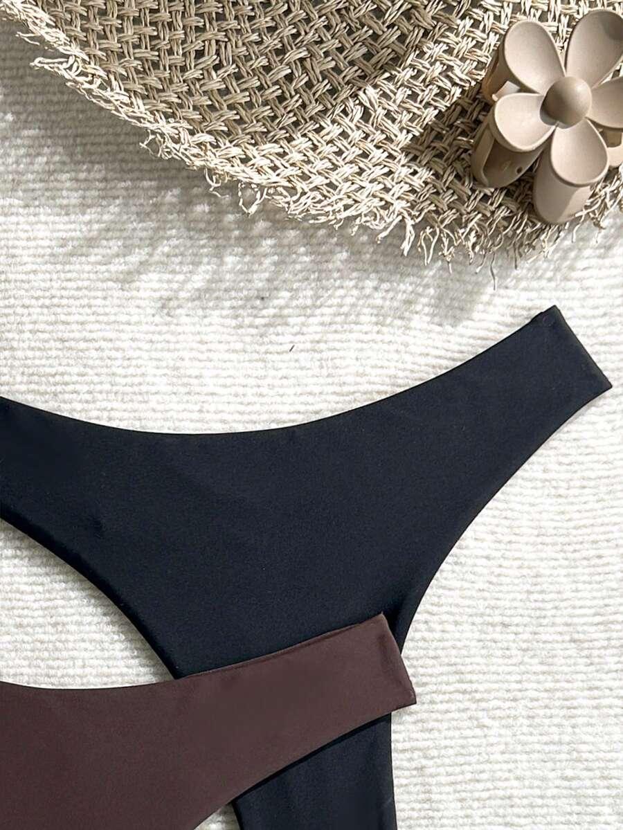 czarny dół od bikini 