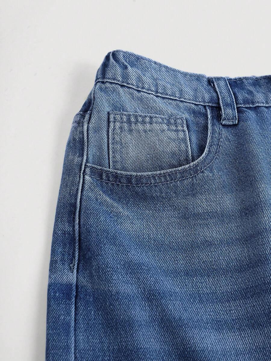 NIEBIESKIE SPODNIE JEANS